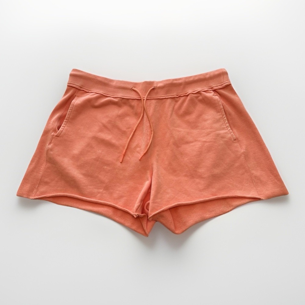 Women's Mid-Rise French‎ Terry Shorts 3 3/4" - JoyLab X-Large Color Peach